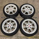 JDM EP3 Type R White Wheels 5 Lug 5x114.3  